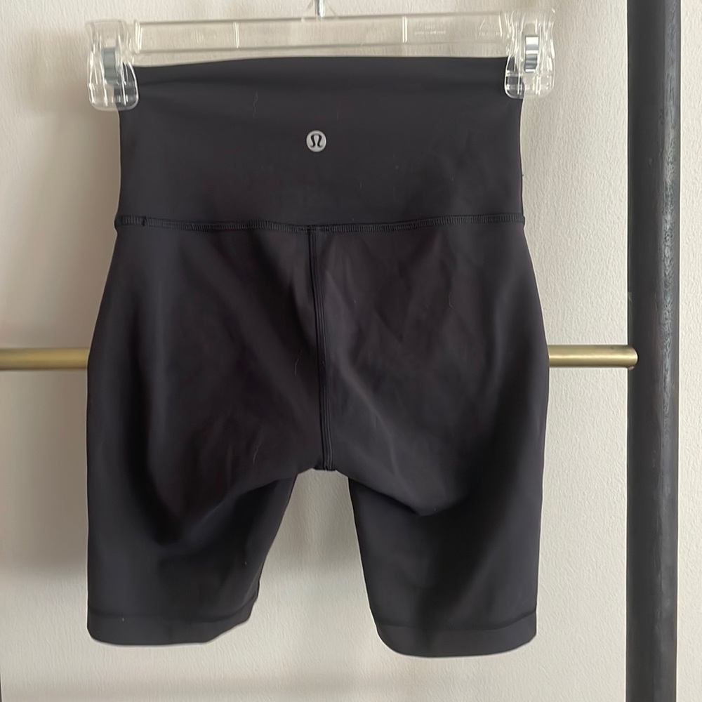 Size 2 Black Lululemon Biker Shorts